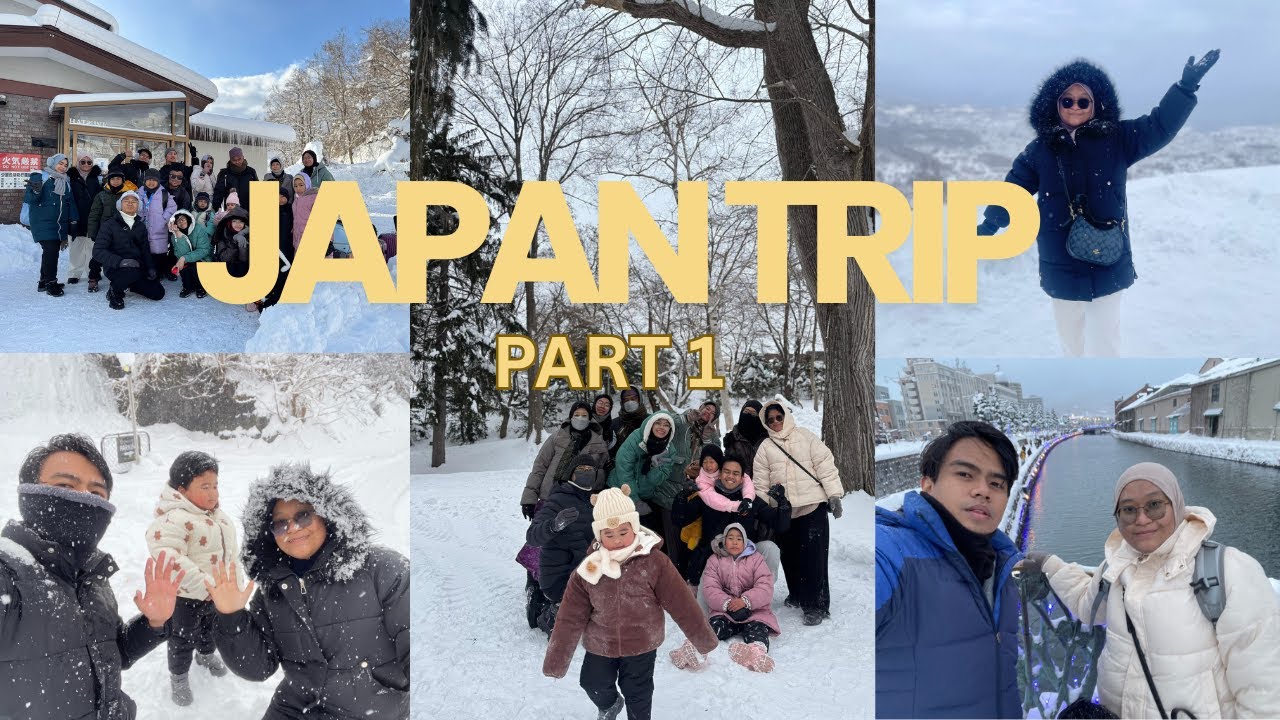 Salji Pertama Kami di Jepun ❄️ | Japan Trip Part 1 (Otaru ➜ Sapporo)