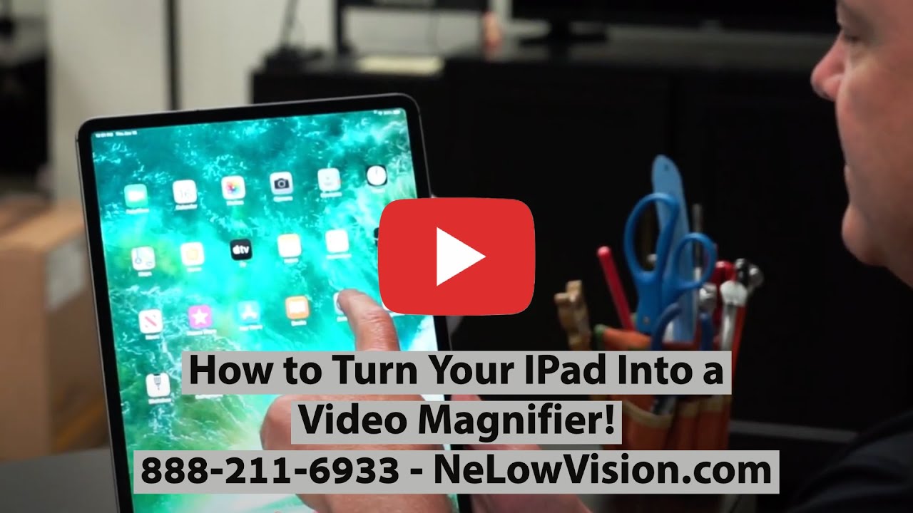 How to Turn Your IPad Into a Video Magnifier! (Low Vision Tips)