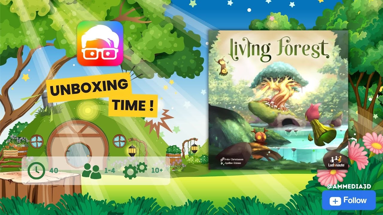 Living forest ✨ Unboxing time! ✨ #ammedia3d #boardgames #unboxing