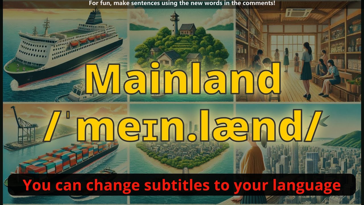 Mainland meaning with 5 examples