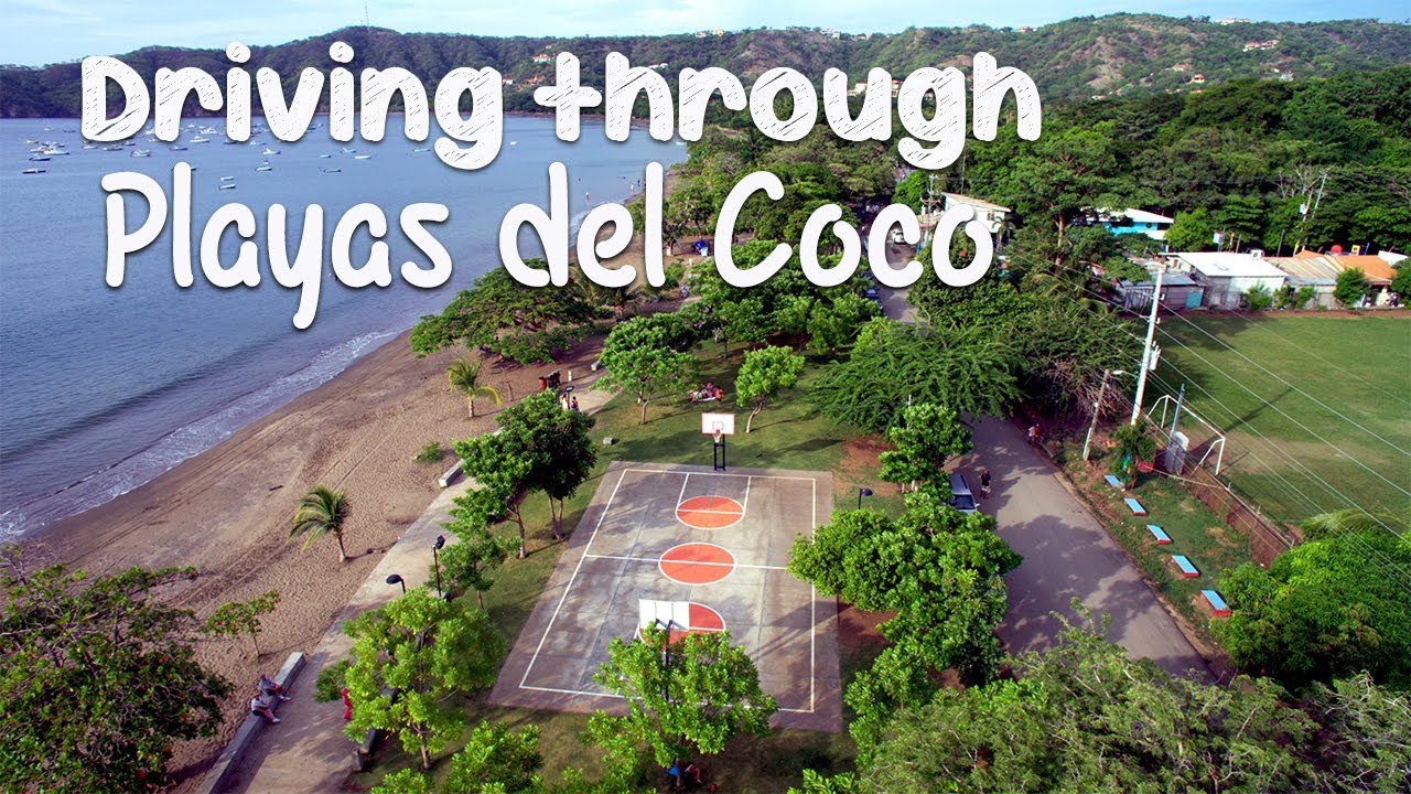 Playas del coco town drive through