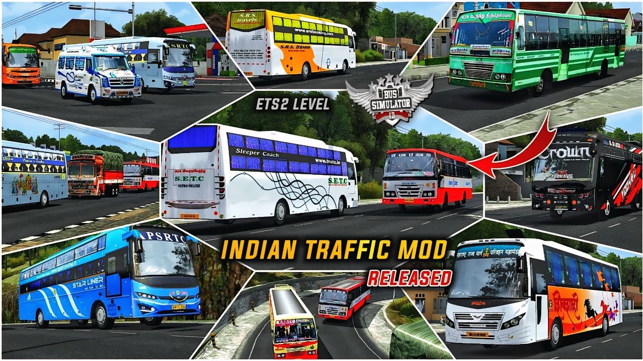 How to add INDIAN TRAFFIC MOD FOR BUSSID V4.3.4 | Bus Simulator Indonesia | New HORNS
