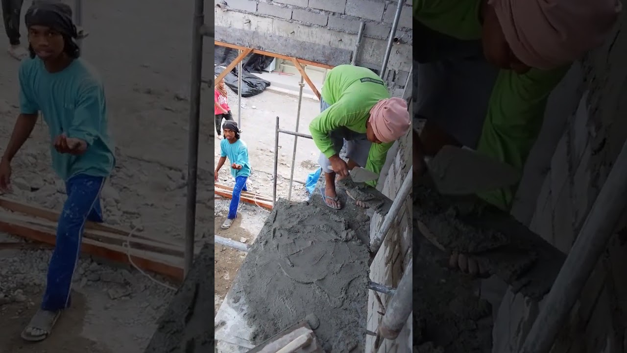 Plastering Tayo mga kalambat at ka Mason 