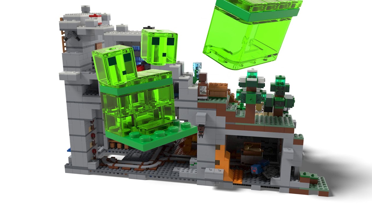 Showcasing all the secrets: 21137 The Mountain Cave &ndash; LEGO Minecraft - Product Animation