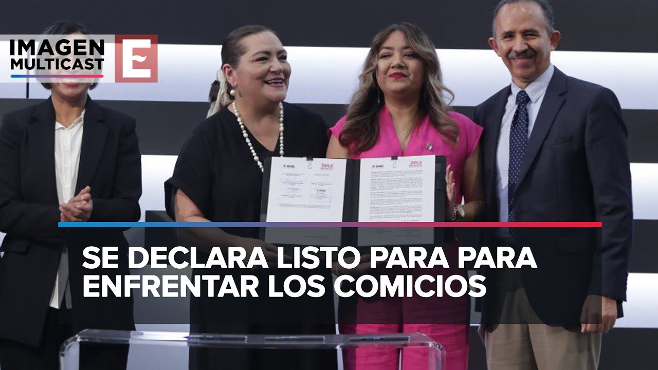 INE da banderazo de salida al proceso electoral 2023-2024