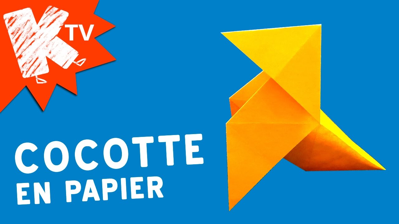 Cocotte en papier - Origami facile