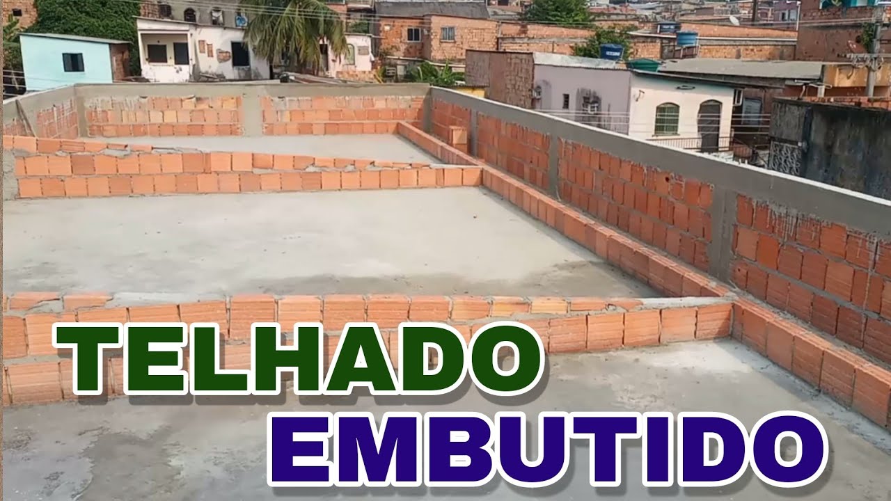 #TELHADO EMBUTIDO#DICA BOA