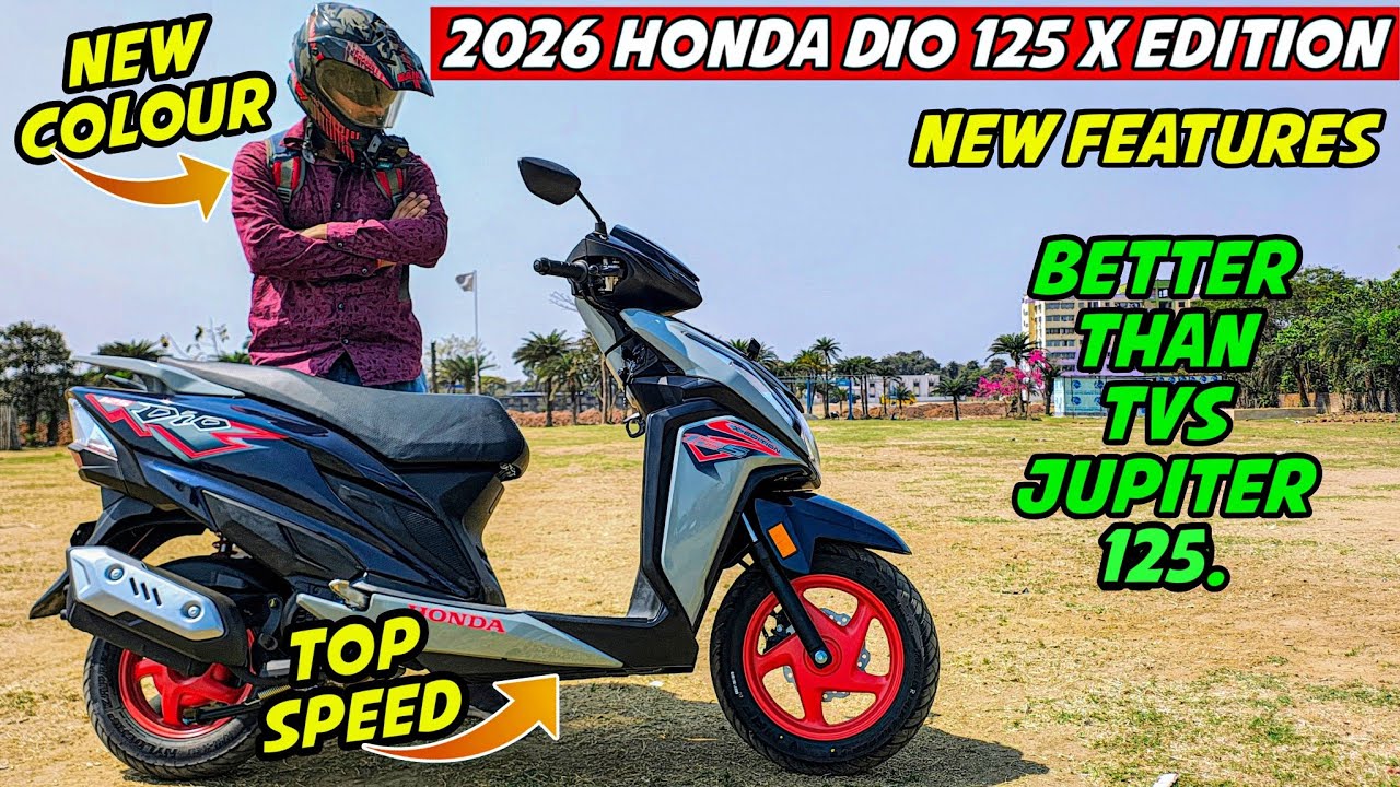 2026 New Honda Dio 125 X-Editon Review || New Colour & Features || Top Speed - Jupiter 125 killer🔥