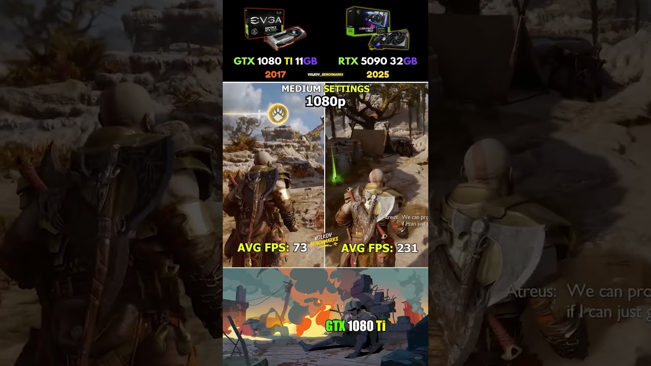 GTX 1080 Ti vs RTX 5090 - Old Legend Still Competing? #pcgaming