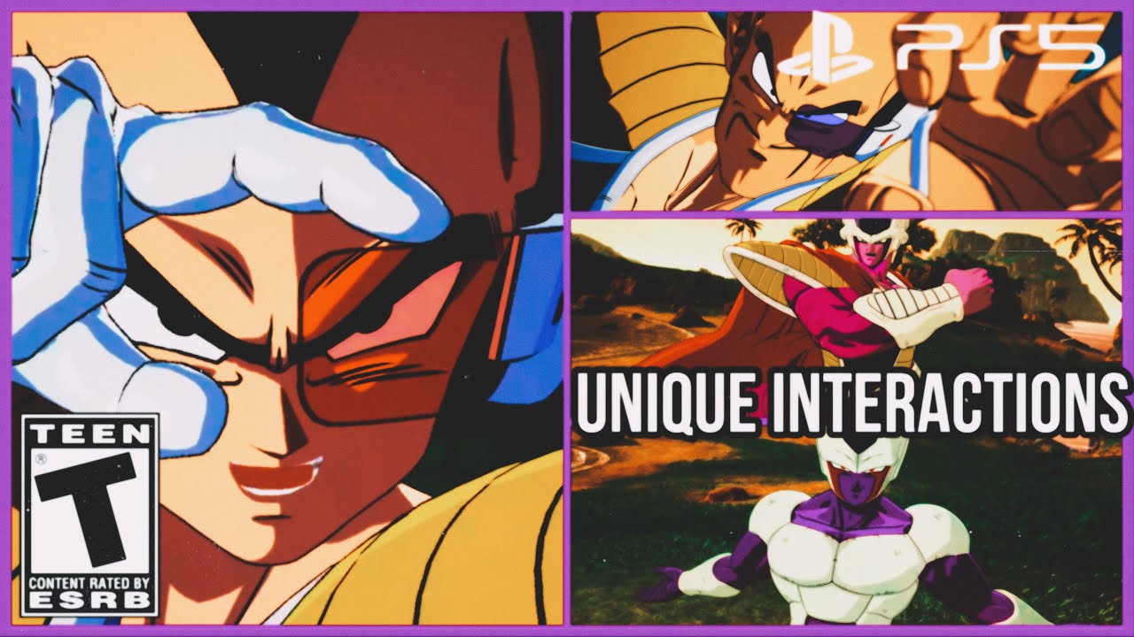 DRAGON BALL: Sparking! ZERO Scouter Vegeta Unique Interactions // Nappa , King Cold , etc