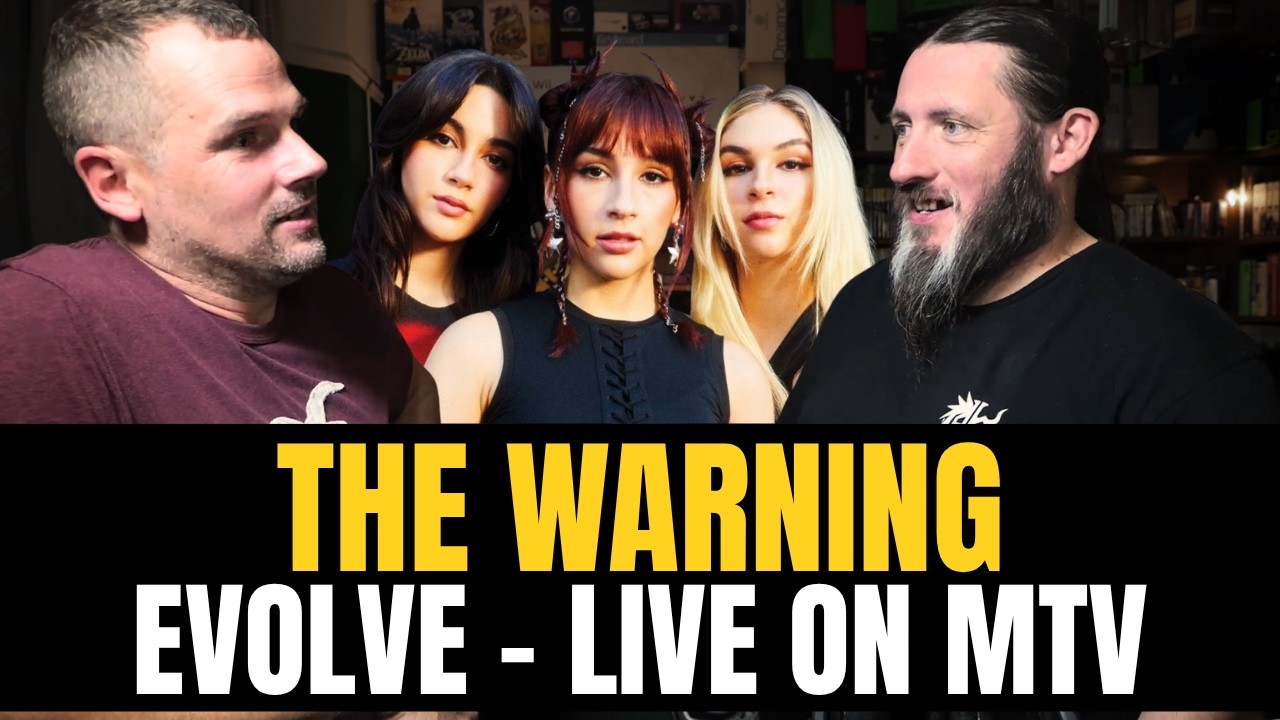 British Metalhead & Friend react to The Warning live! 🇬🇧🔥 | Evolve (VMAs)