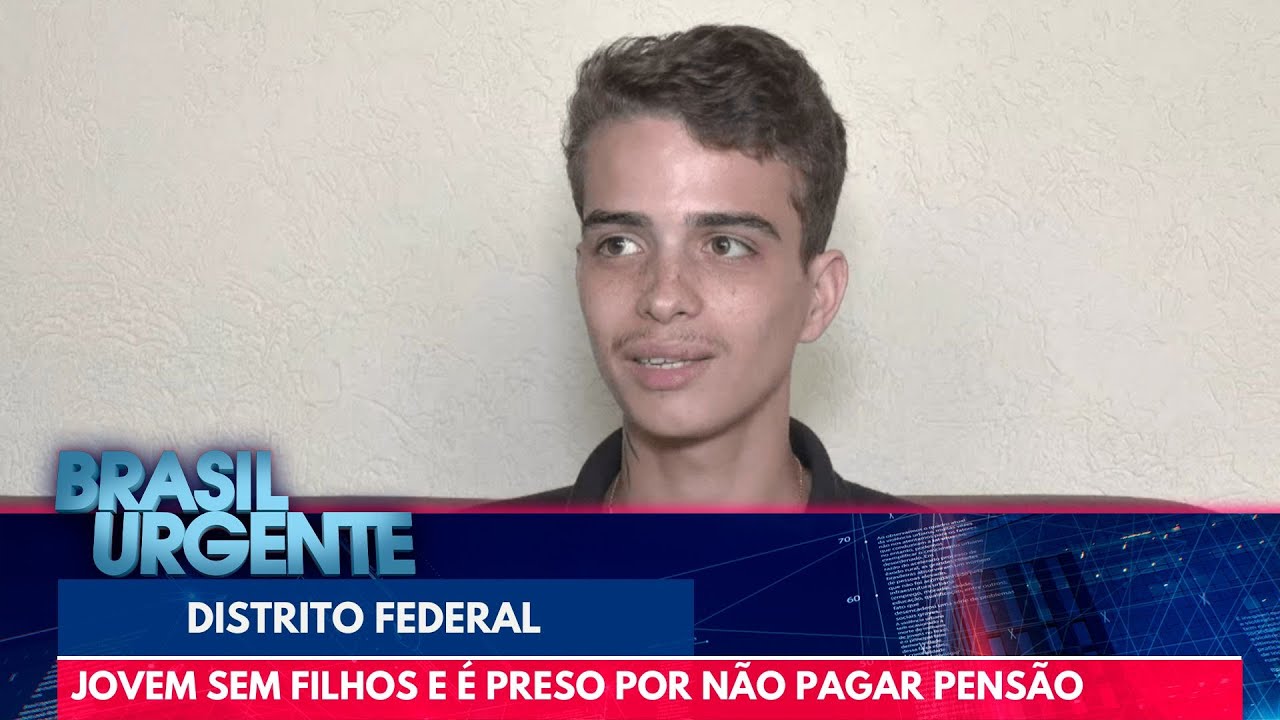Jovem sem filhos e é preso por não pagar pensão | Brasil Urgente