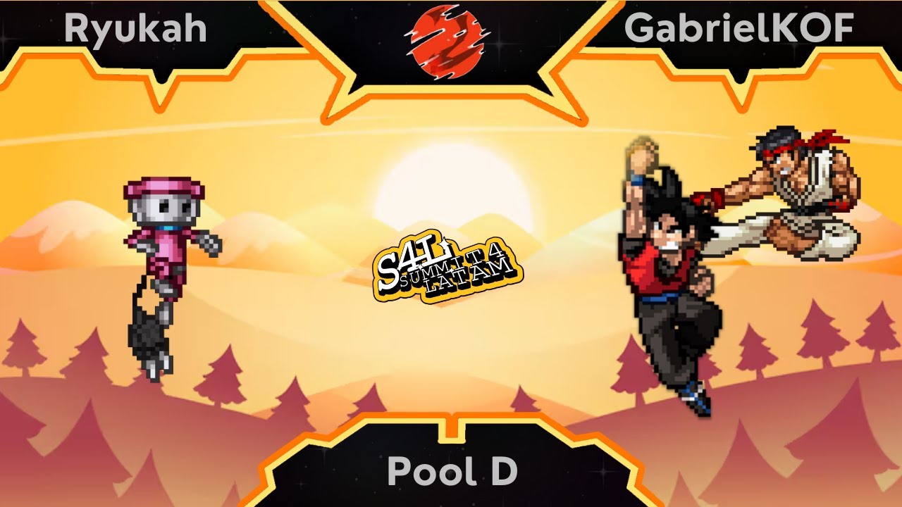 Ryukah (Chibi Robo) vs Gabrielkof (Goku, Ryu)  - Pool D - SSF2 Summit LATAM 4