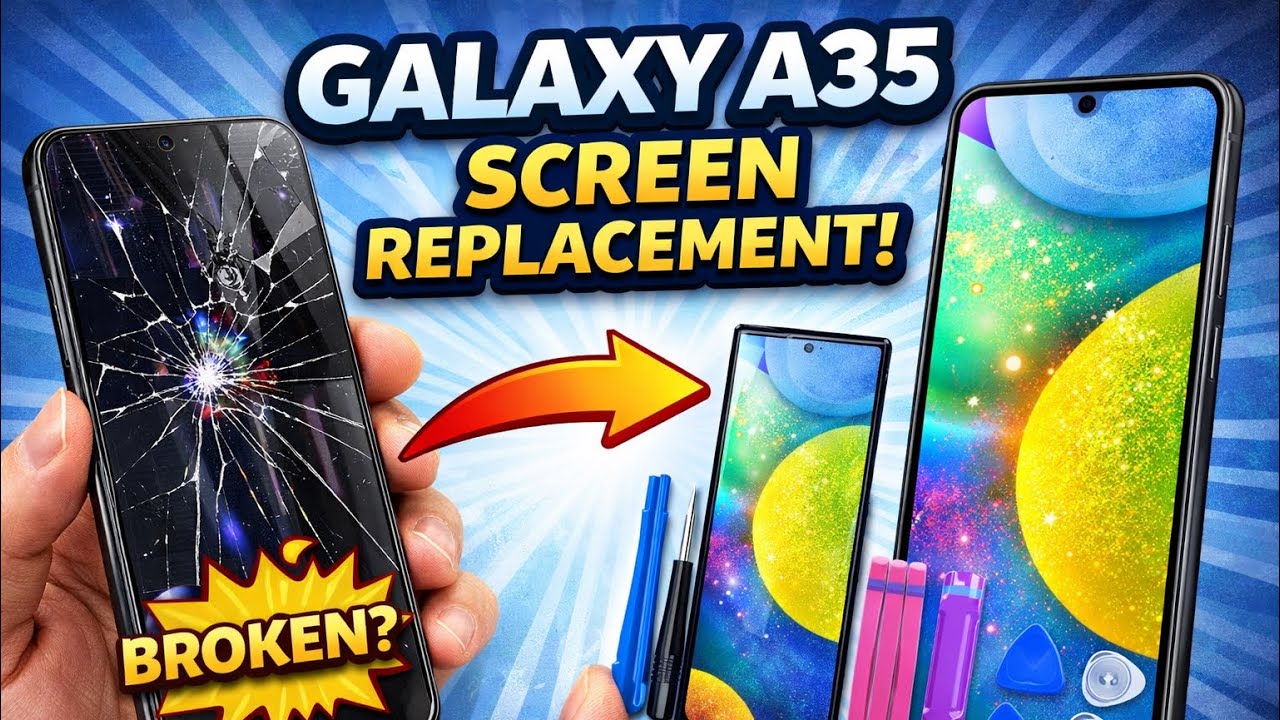 Samsung A35 screen replacement 