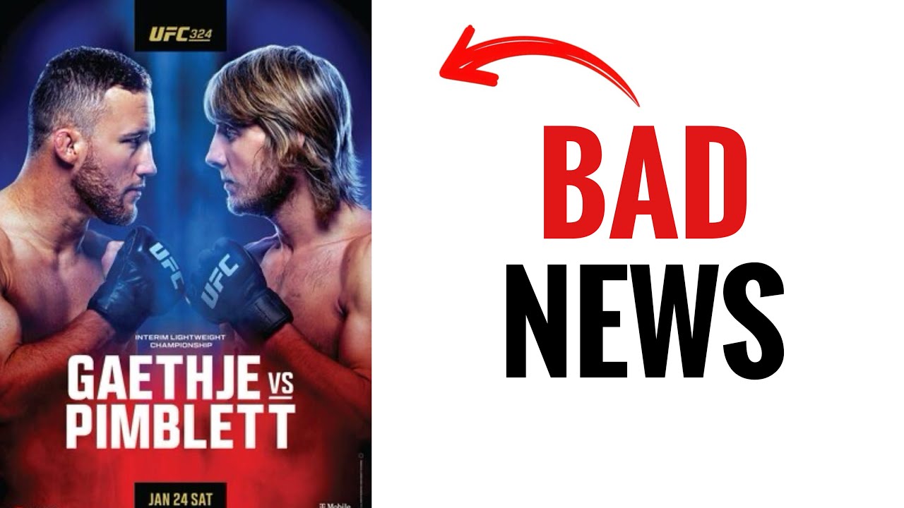 UFC 324 is Falling Apart