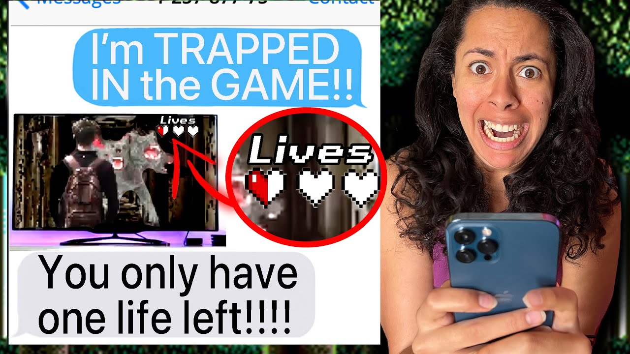Trapped In A Haunted Video Game!! (Scary Text Message Story)