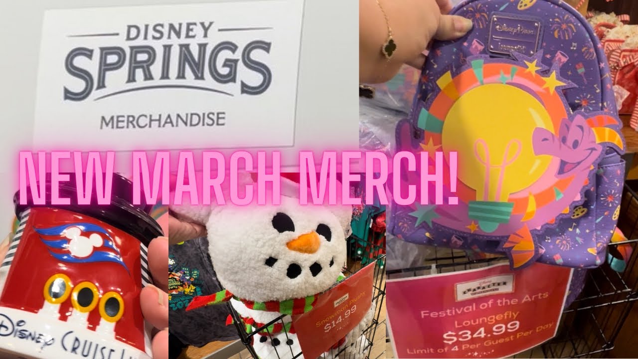 Disney Character Warehouse March 2025 In Sawgrass Mills Mall 🛍️ NEW Figment & Loungefly Merch!! #new