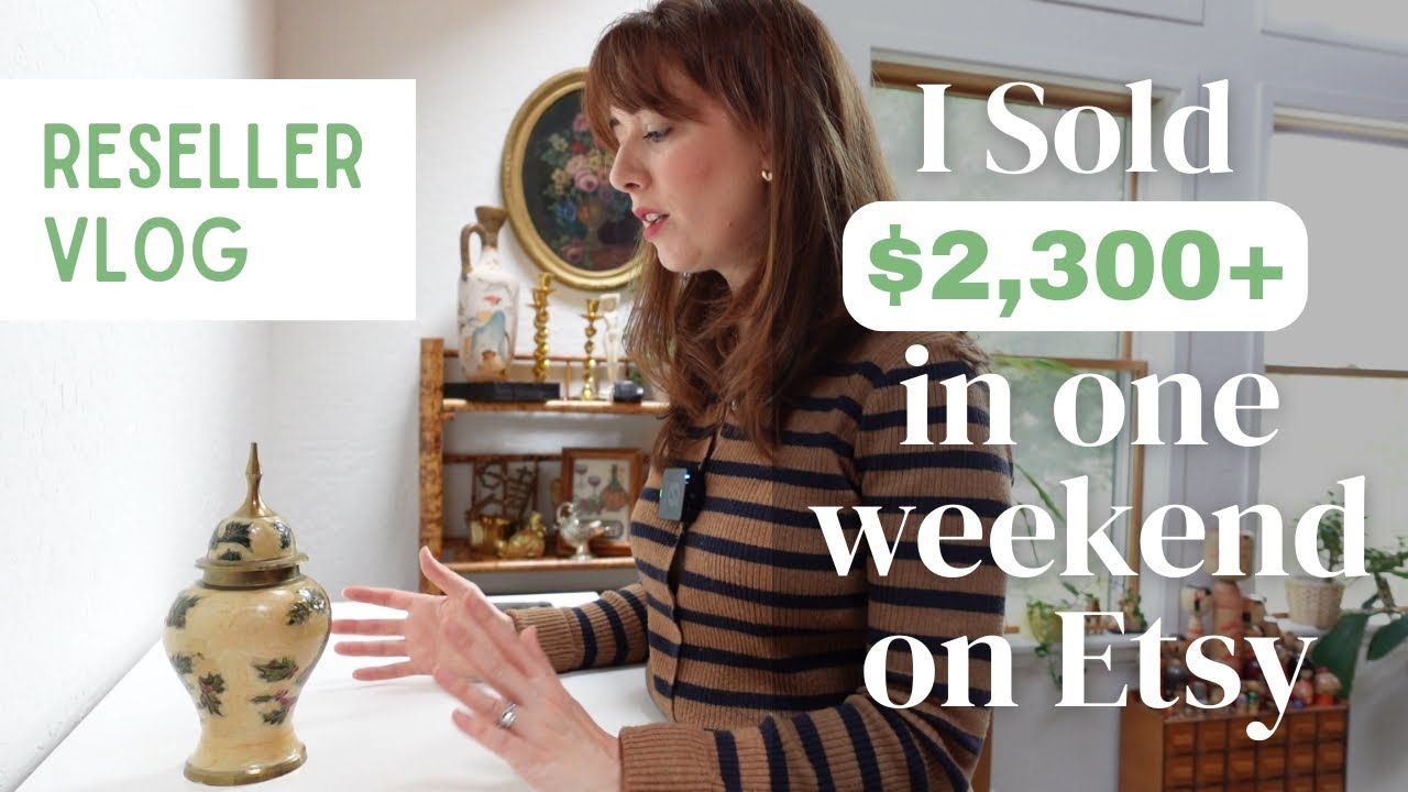 Etsy or Antique Booth? How I Sort My Vintage Haul (Plus, What Sold!)