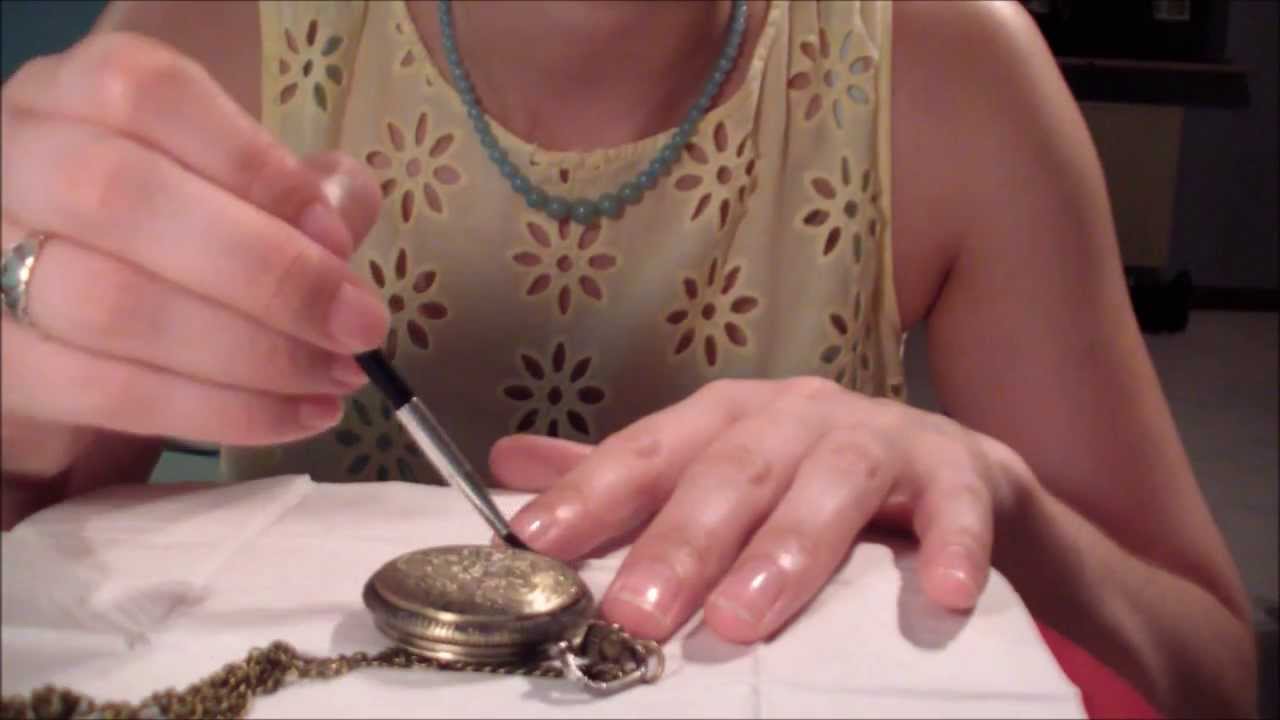 Professional Pocket Watch Cleaning Role Play  - ASMR Soft Spoken