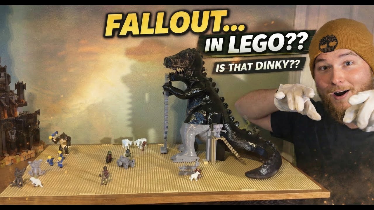 I Built Fallout’s Dinky the Dino for LEGO(3D PRINT Pt.1)