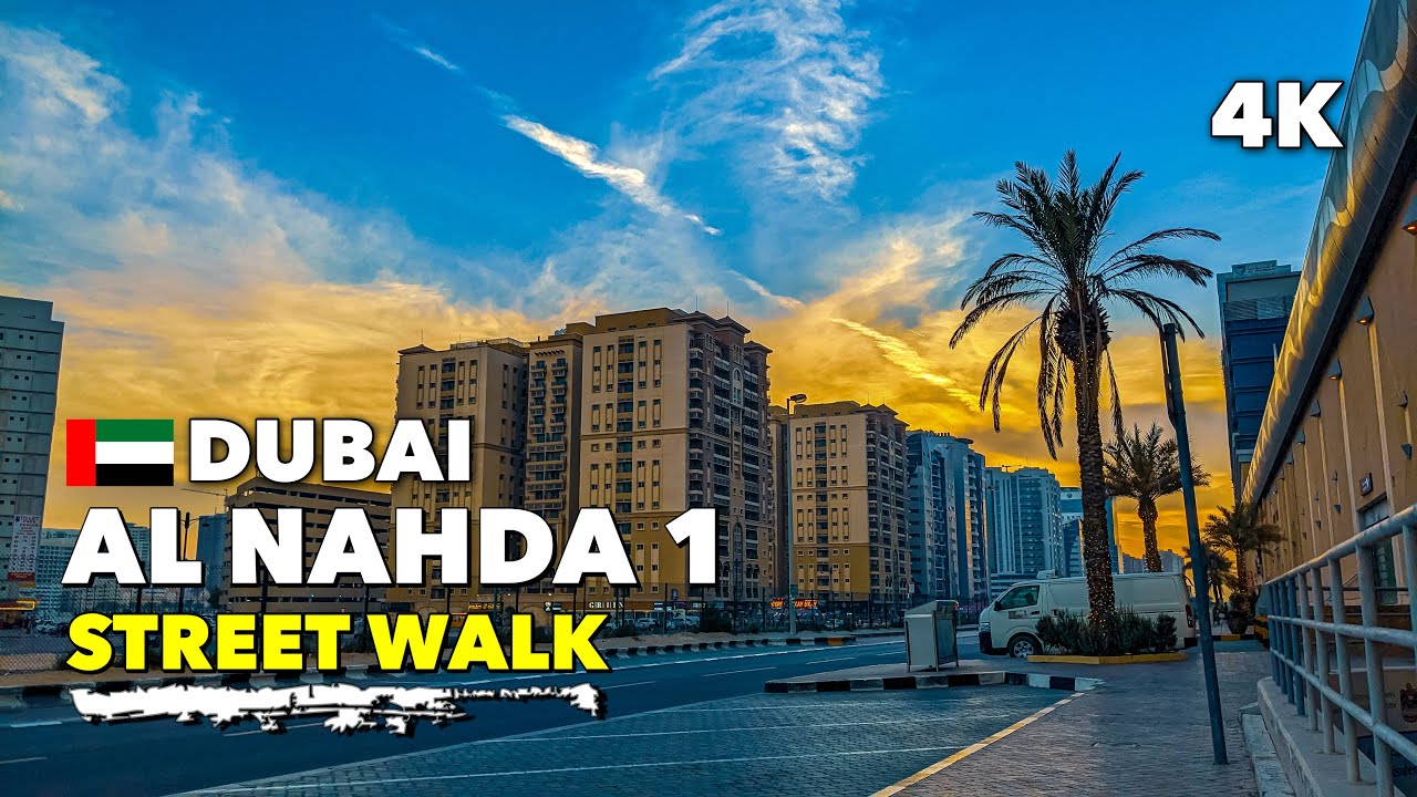 🇦🇪Dubai, Al Nahda 1 - Street Walking Tour 4K