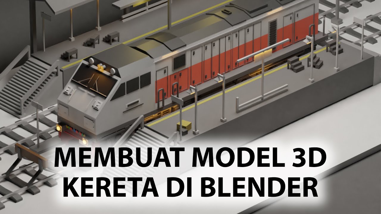 Tutorial Membuat 3D Kereta Low Poly Blender PART 1