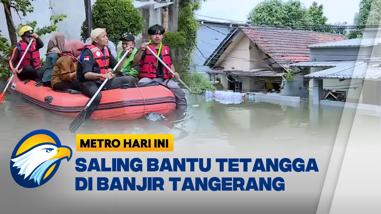 Warga Terdampak Banjir, Tetangga Beri Bantuan [Metro Hari Ini]