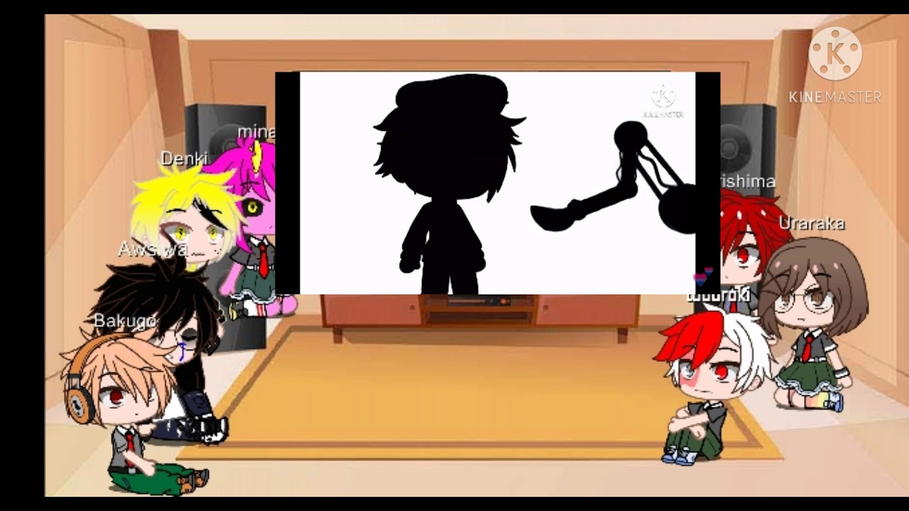 Bhna react to izuku afton part 2
