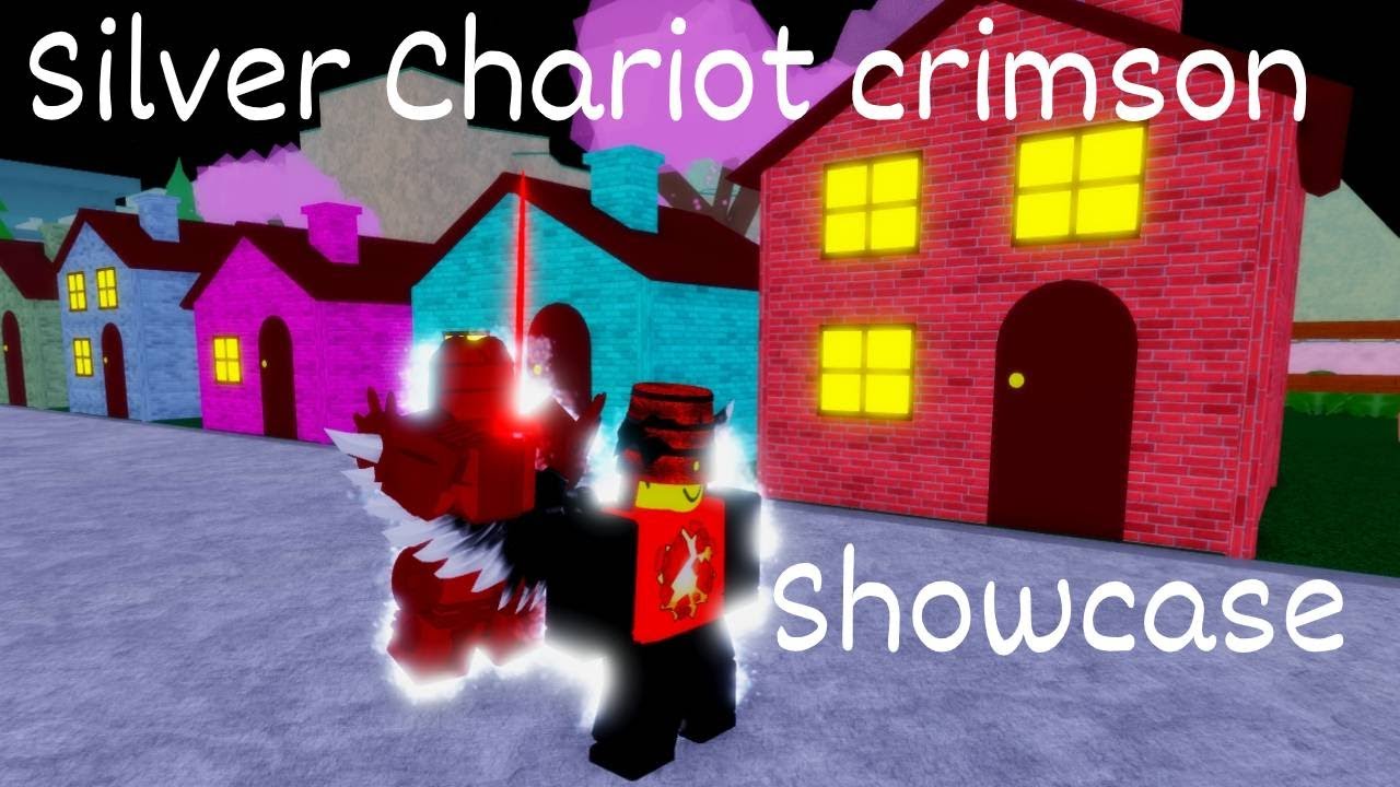 Silver Chariot Crimson version showcase | JoJo Blox