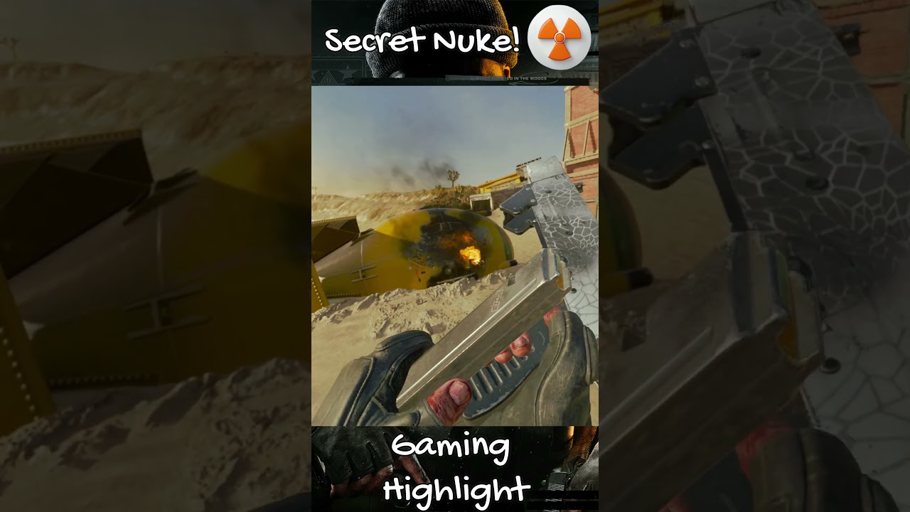 Secret Nuke on Warhead! #BlackOps6 #GamingHighlight #Nuketown