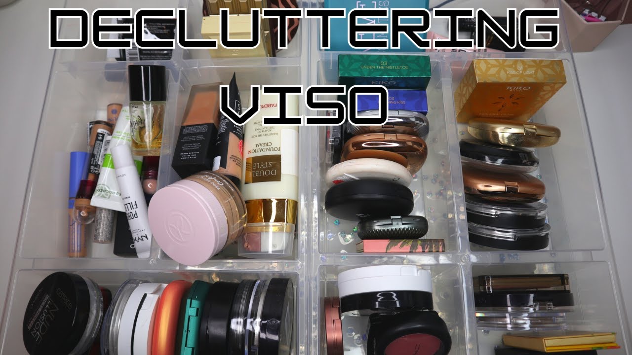 DECLUTTERING MAKEUP COLLECTION! #1 Prodotti viso +palette viso