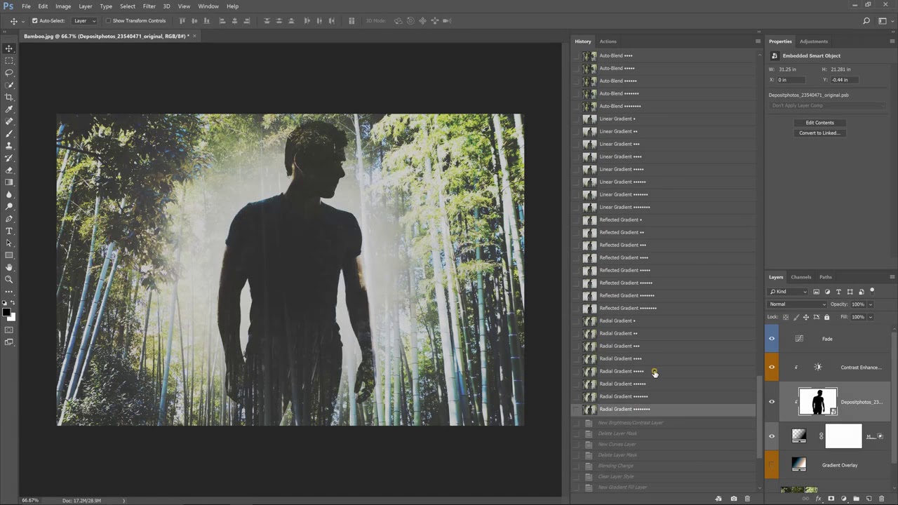 Double Exposure Kit for Photoshop | Photoshop Action by Modern Dessign