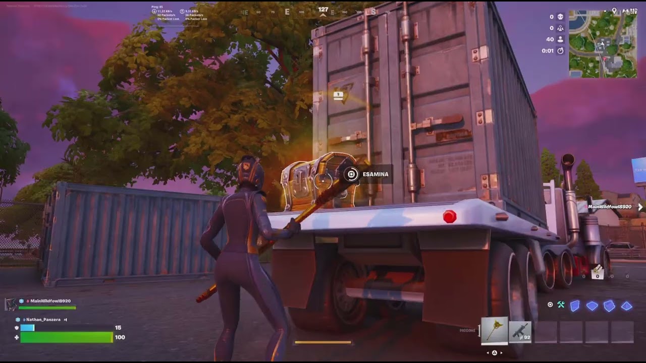 Oggi gioca a fortnite, ho fatto la sfida di non parlare in inglese con Santo.