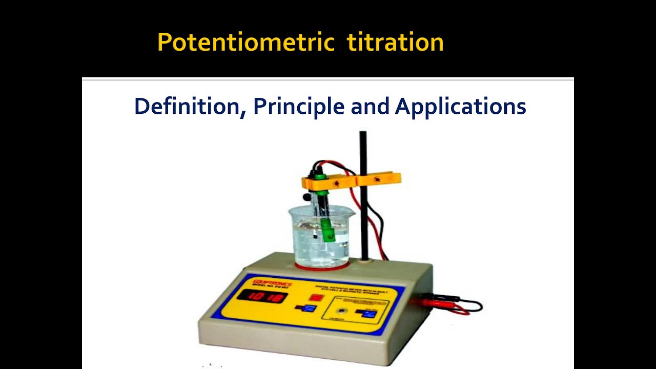 EMF Part-8: Potentiometric titration: Definition, Principle and Applications  (English and Kannada)