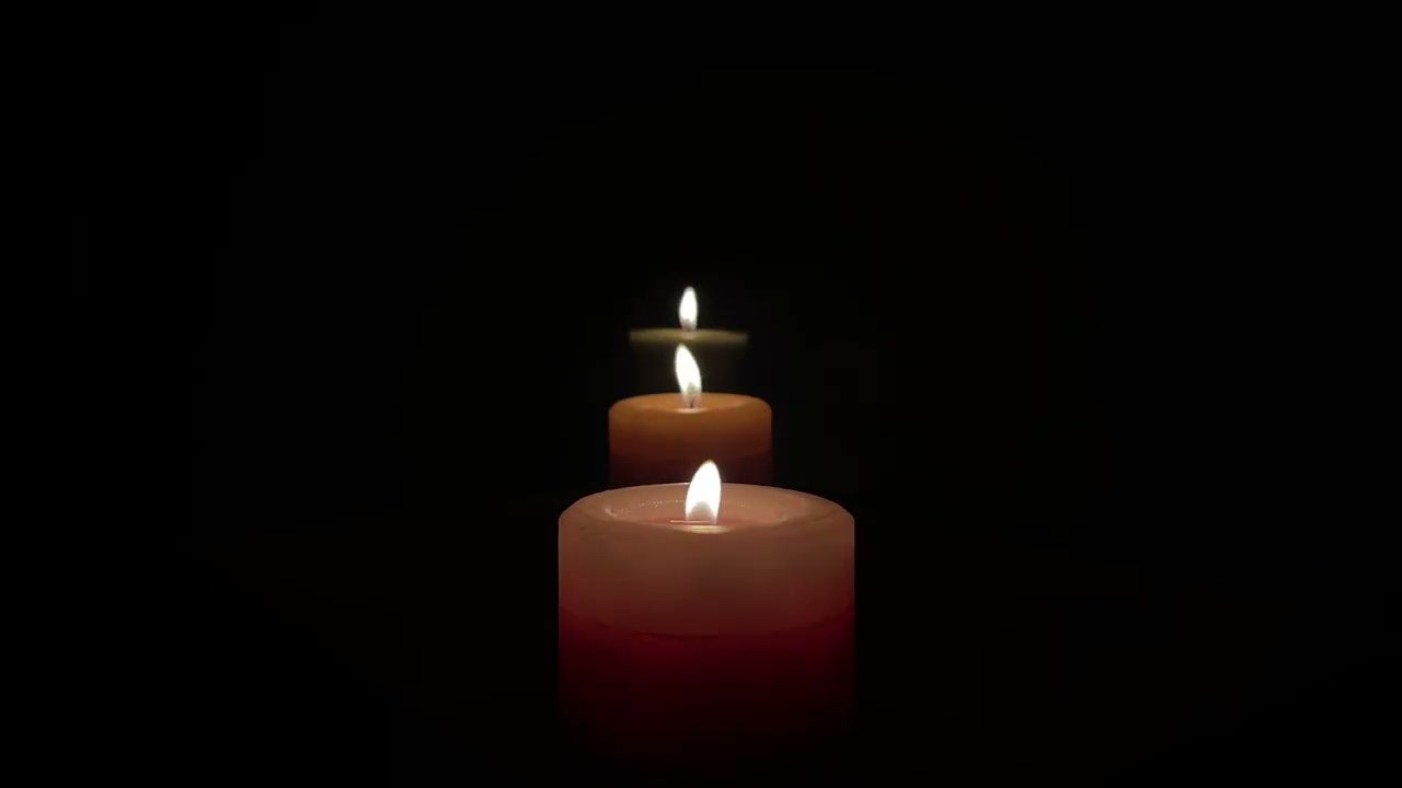 12 Hours of Silent Candlelight | Dark Screen Candle Ambience for Sleep & Relaxation