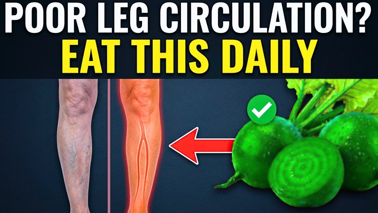 JUST 1 Food for Poor Leg Circulation After 60 | Healthy Aging Tips