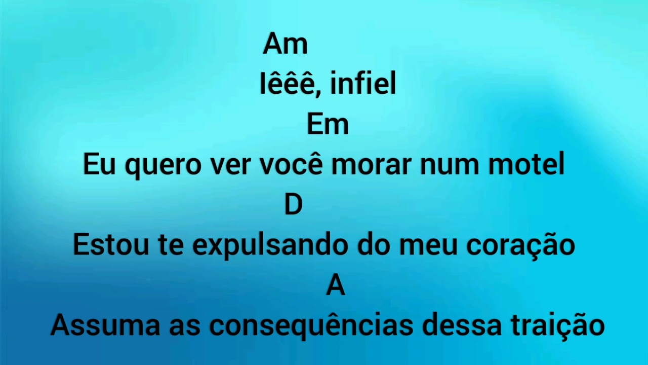 Infiel - Marília Mendonça - Cifras