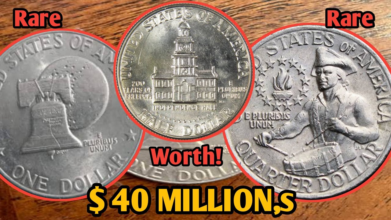 1776-1976 Bicentennial Coins: Dollar, Half Dollar, and Quarter - History & Value