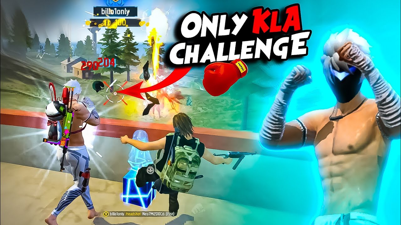 FREE FIRE But Only KLA Challenge 🥊
