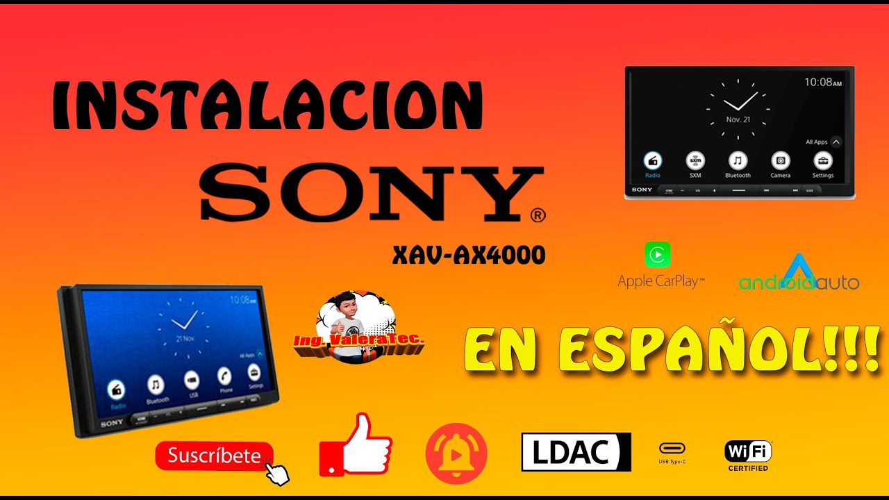 INSTALACION DE SONY XAV-AV4000 !!EN ESPAÑOL !! FACIL, EN UN JATTA CLASICO
