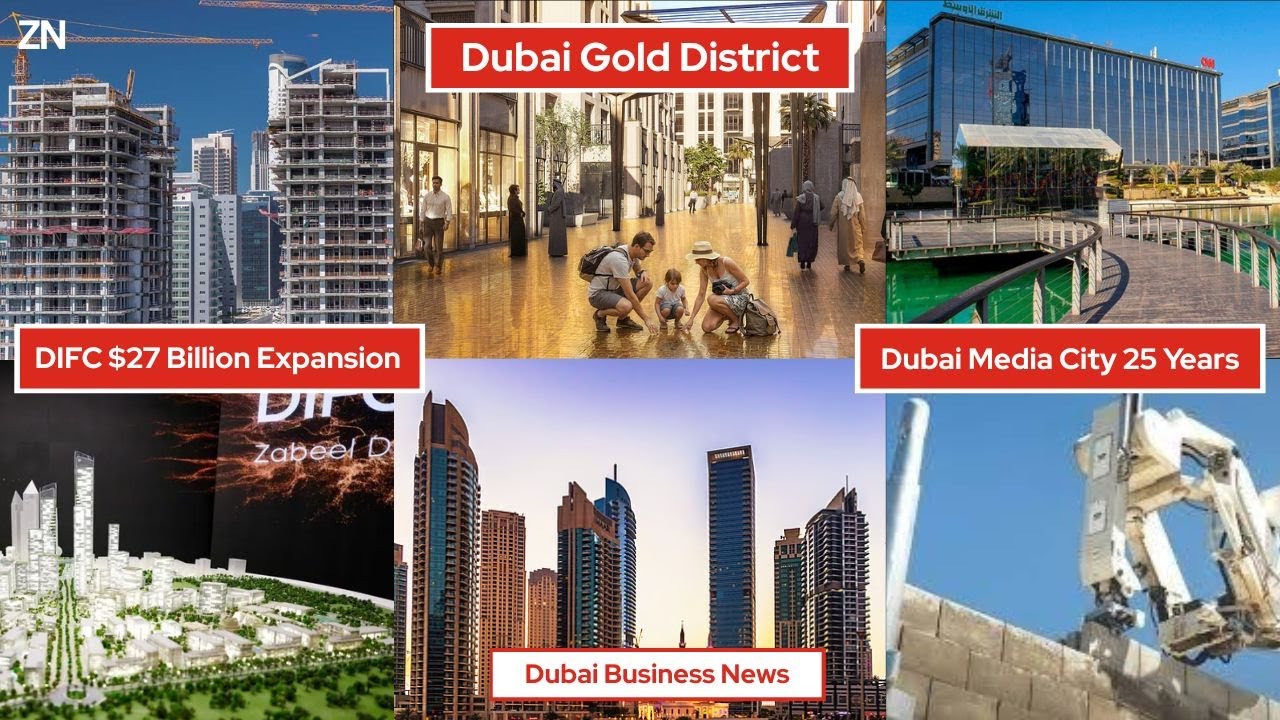 Dubai Plans New Gold Street, DIFC Expansion, Dubai Commercial Property Hits Record