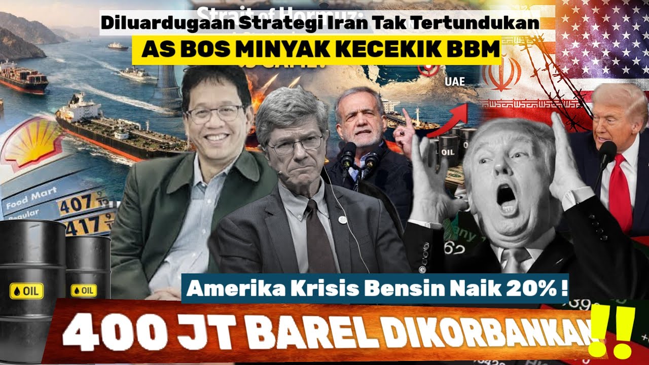 Ramalan Prof Sach P Purbaya Tepat Trump Gak Nyangka Malah Kecekik BBM Iran Kuat,400Jt Barel Dilepas