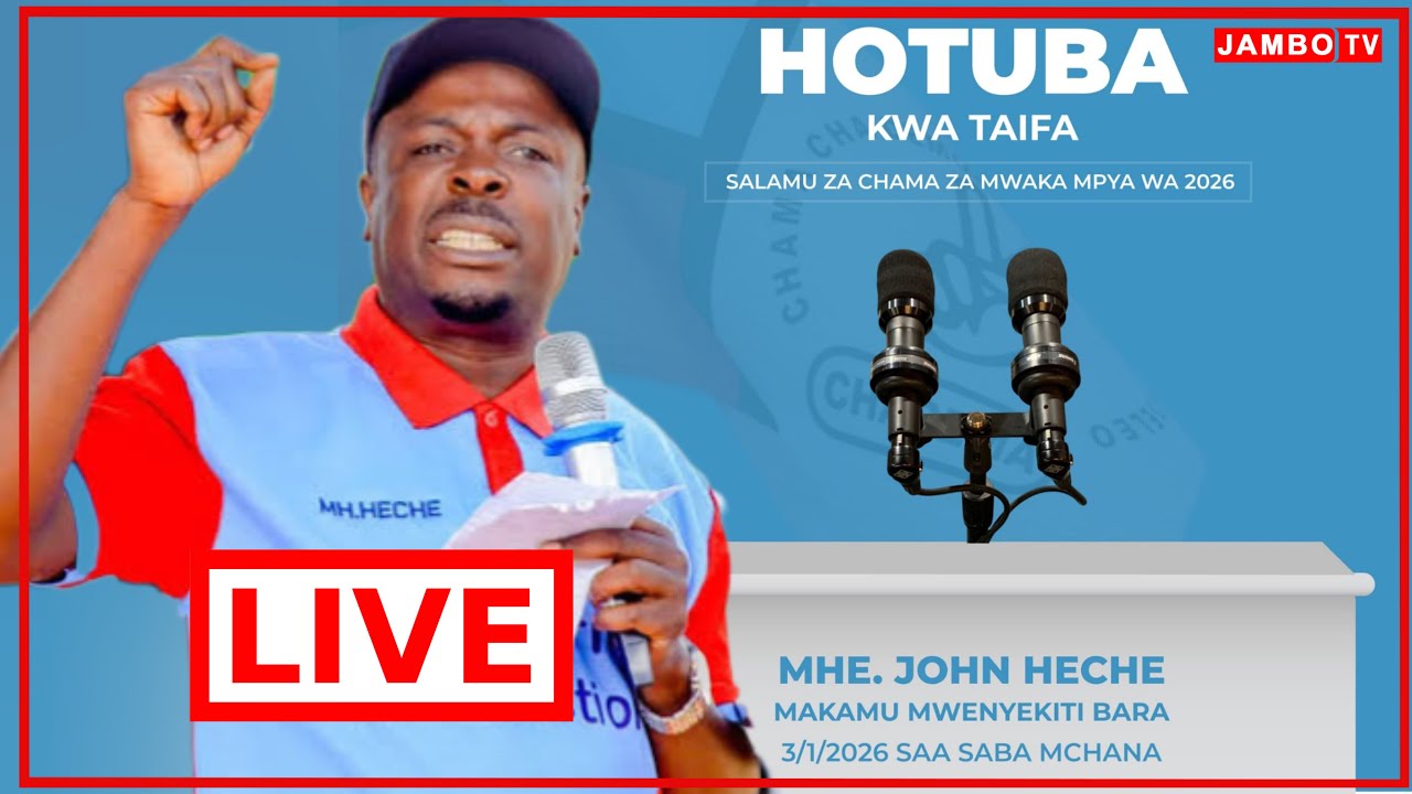 🔴#LIVE: MAKAMU MWENYEKITI CHADEMA JOHN HECHE ANAZUNGUMZA MUDA HUU