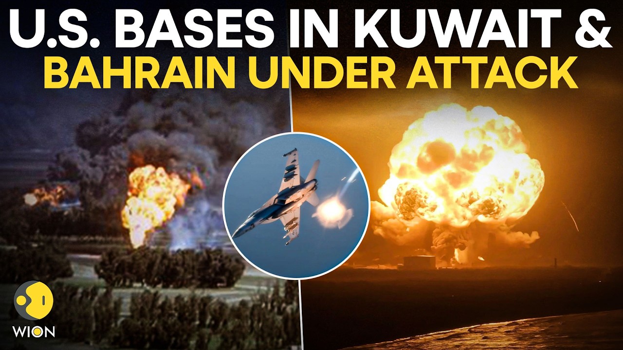 US-Iran War LIVE: Tehran DESTROYS Multiple US Bases, Explosions Rock Bahrain & Kuwait Base | WION