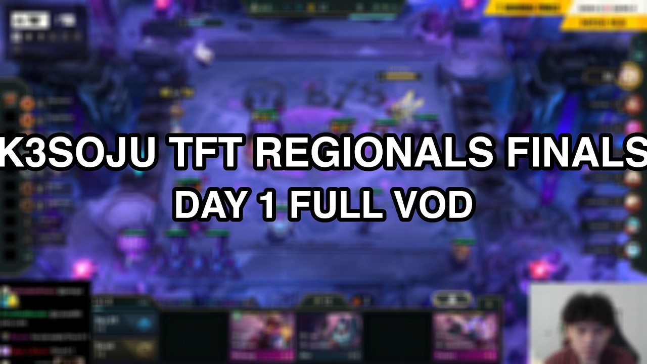 k3soju | TFT Regional Finals 2026 | Day 1 | Full VOD
