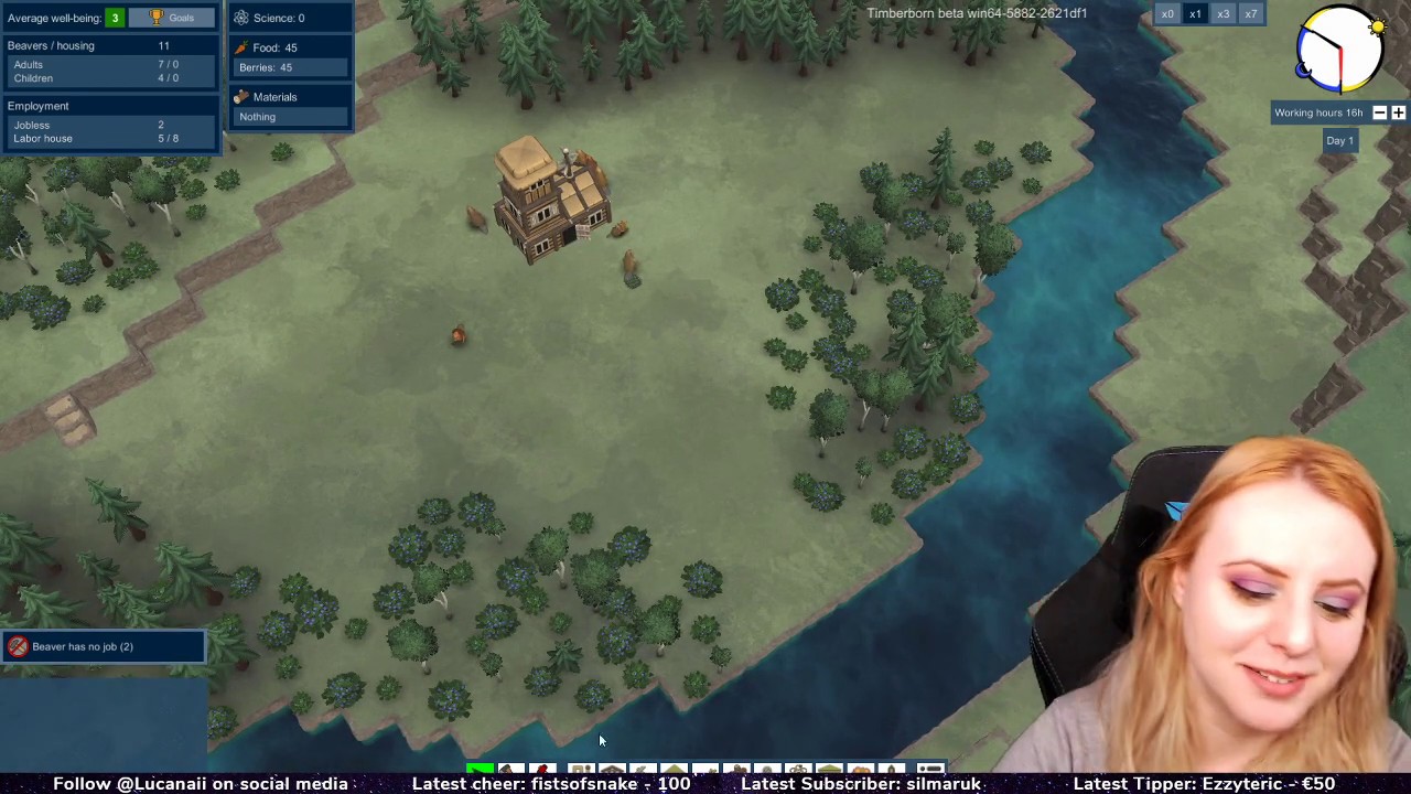 First look at Timberborn closed beta!