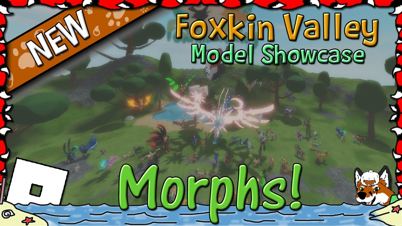 ROBLOX | New Foxkin Valley Model Showcase - All Morphs! #1 | HD