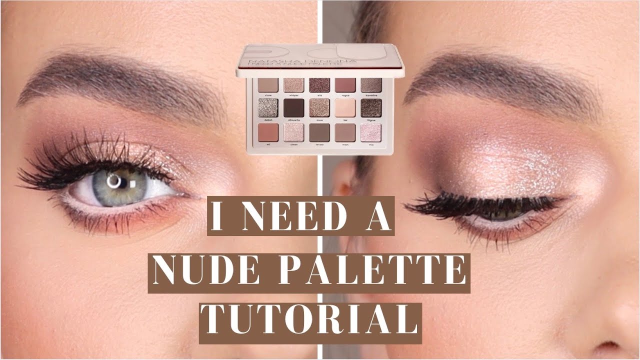 Natasha Denona I Need A Nude Palette FALL EYESHADOW TUTORIAL!