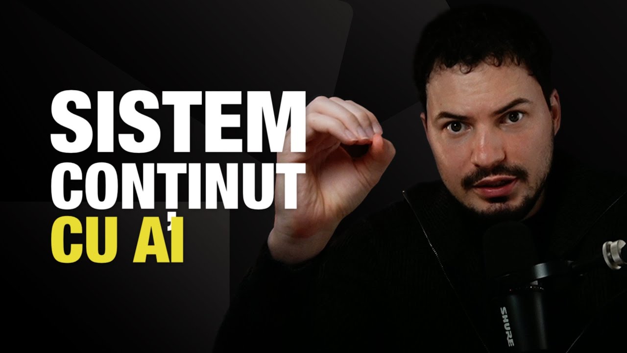 Copiază-mi Sistemul de Creare Conținut pe Social Media cu AI | MasterClass Creare Content pt Afaceri
