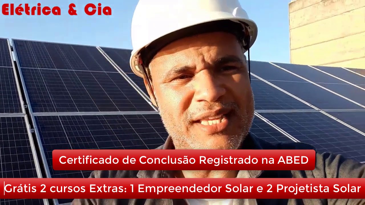 Curso Extra Empreendedor Solar e Projetista Solar